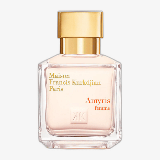 Bottle of Maison Francis Kurkdjian Amyris Femme EP, minimalist label, refined design