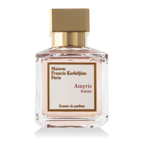 Bottle of Maison Francis Kurkdjian Amyris Femme EP, minimalist label, refined design