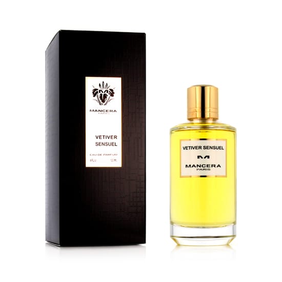 Bottle of Mancera Paris Vetiver Sensuel EDP close-up
