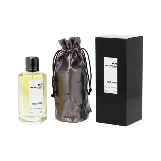 Bottle of Mancera Paris Wind Wood EDP up close