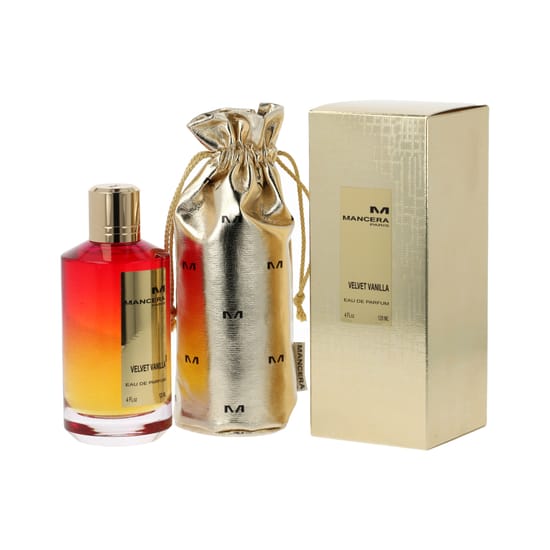 Elegant bottle of Mancera Paris Velvet Vanilla EDP featuring minimalist design