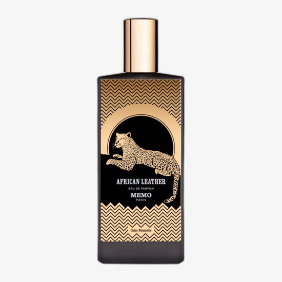 Original packaging of memo paris african leather edp Elegant bottle of memo paris african leather edp
