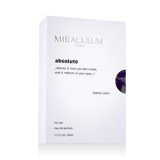 Original packaging of Miraculum Absolute EDP Bottle of Miraculum Absolute EDP perfume