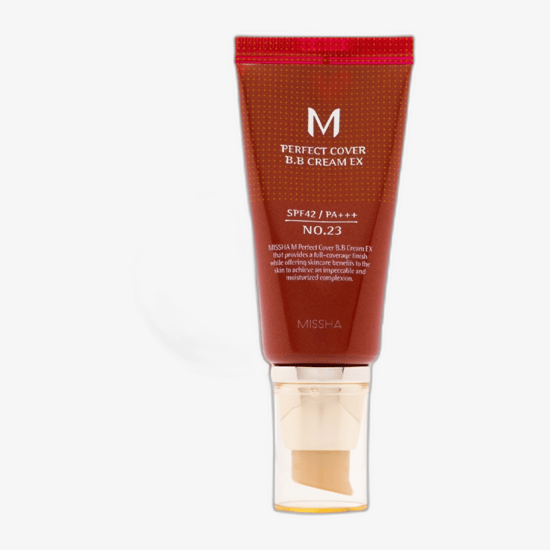 MISSHA M Perfect Cover B.B. Cream SPF 50+ PA++++ close-up No.23 Natural Beige