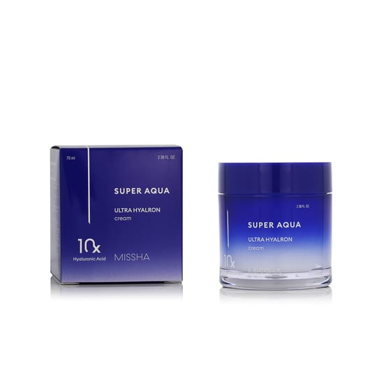 MISSHA Super Aqua Ultra Hyalron kreemi pudel niisutava valemiga