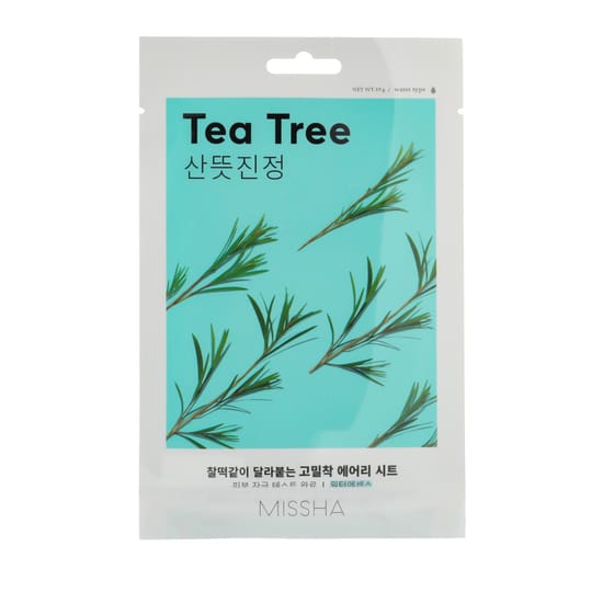 Close-up of Missha Airy Fit Sheet Mask Tea Tree