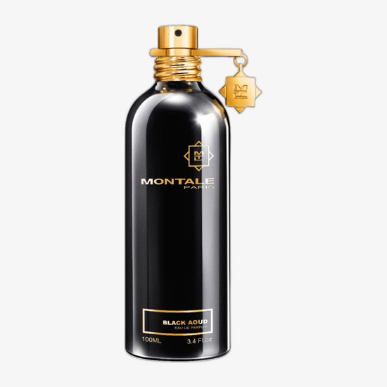 Unpacked bottle of Montale Paris Black Aoud EDP