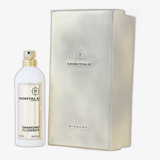 Close-up of Montale Paris Diamond Flowers EDP bottle