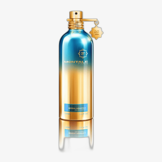 Bottle of Montale Paris Herbal Aquatica EDP close-up