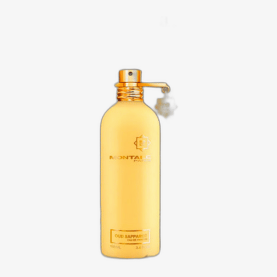 Elegantselt kujundatud Montale Paris Oud Sapparot EDP pudel