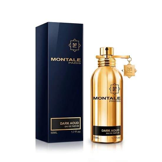 Original packaging of Montale Paris Dark Aoud EDP Elegant bottle of Montale Paris Dark Aoud EDP
