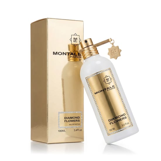 Close-up of Montale Paris Diamond Flowers EDP bottle