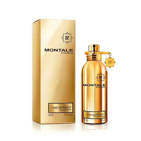 Elegantselt kujundatud Montale Paris Oud Sapparot EDP pudel