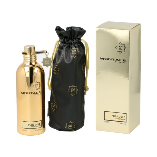 Bottle of Montale Paris Pure Gold Eau de Parfum, unisex luxury fragrance