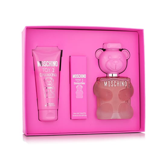 Packaging of Moschino Toy 2 Bubble Gum with mini version