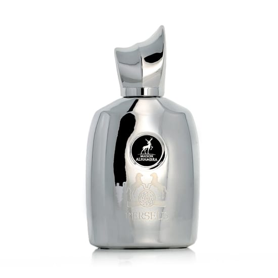 Maison Alhambra Perseus EDP parfüümi pudel lähedalt
