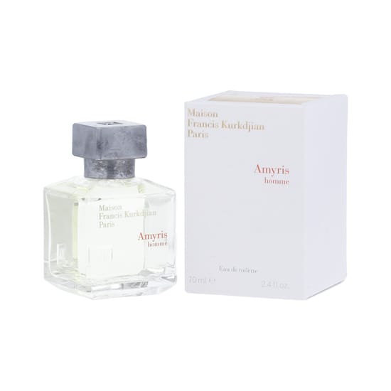 Rafineeritud Maison Francis Kurkdjian Amyris Homme EDT pudel minimalistlikus stiilis