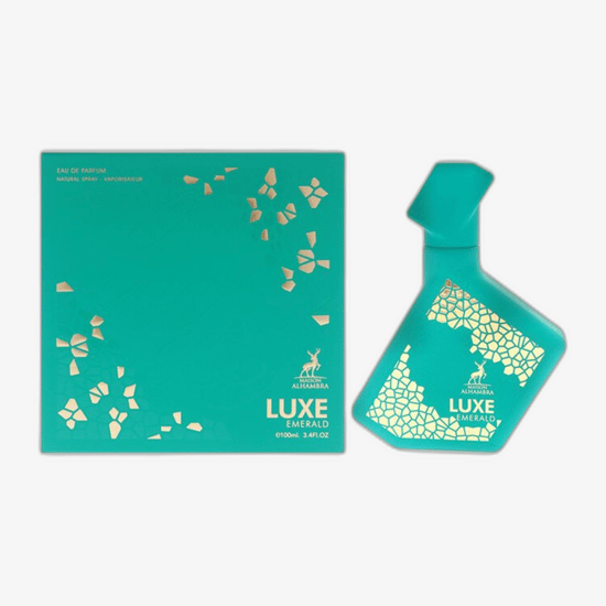 Изящный флакон Maison Alhambra Luxe Emerald EDP