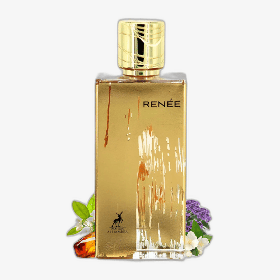 Бутылка Maison Alhambra Renee Carmine EDP вблизи