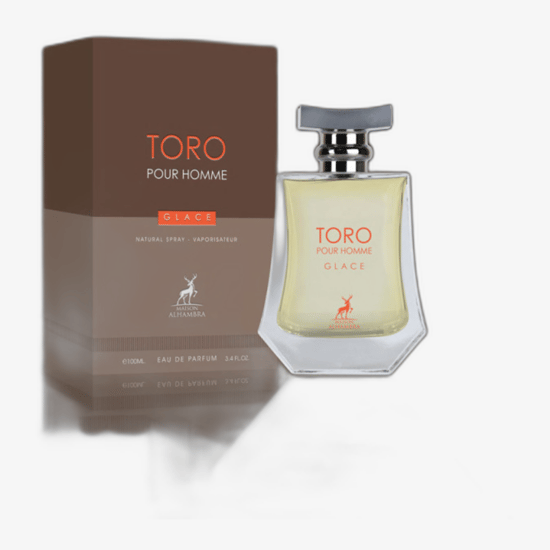 Elegant bottle of Maison Alhambra Toro Pour Homme Glace EDP