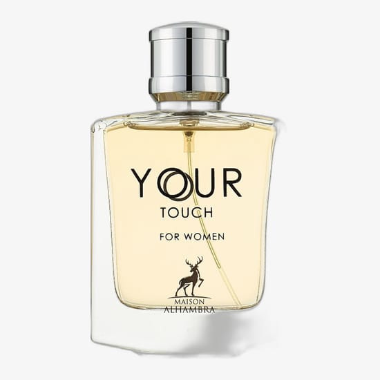 Maison Alhambra Your Touch For Women EDP packaging Bottle of Maison Alhambra Your Touch For Women EDP