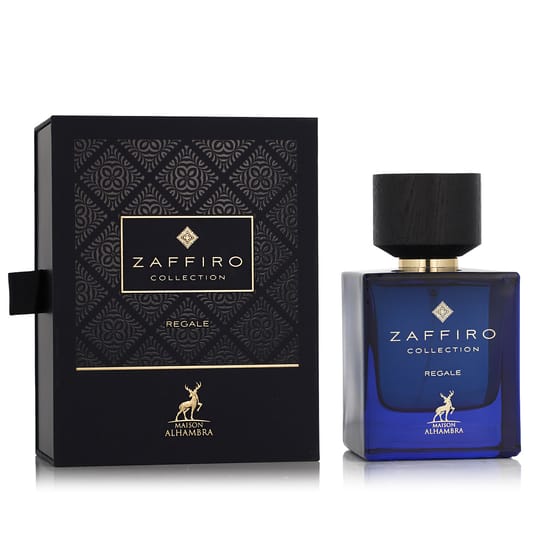 Bottle of maison alhambra zaffiro collection regale edp