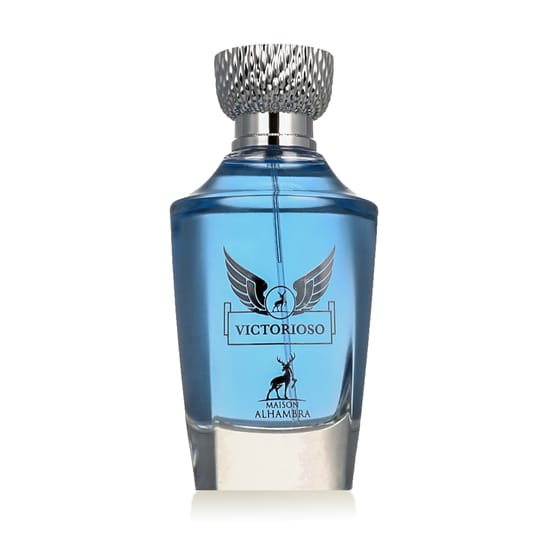 Maison Alhambra Victorioso Legacy EDP bottle on white background