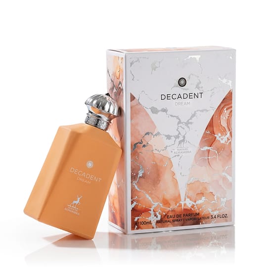 Maison Alhambra Decadent Dream EDP parfüümi pudel lähedalt