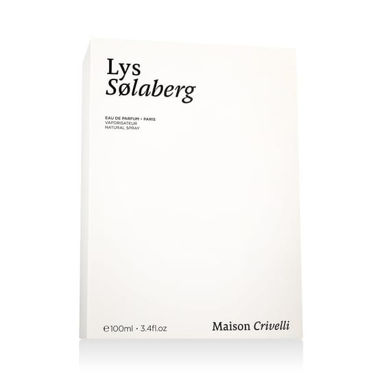 Оригинальная упаковка Maison Crivelli Lys Sølaberg EDP Бутылка Maison Crivelli Lys Sølaberg EDP крупным планом
