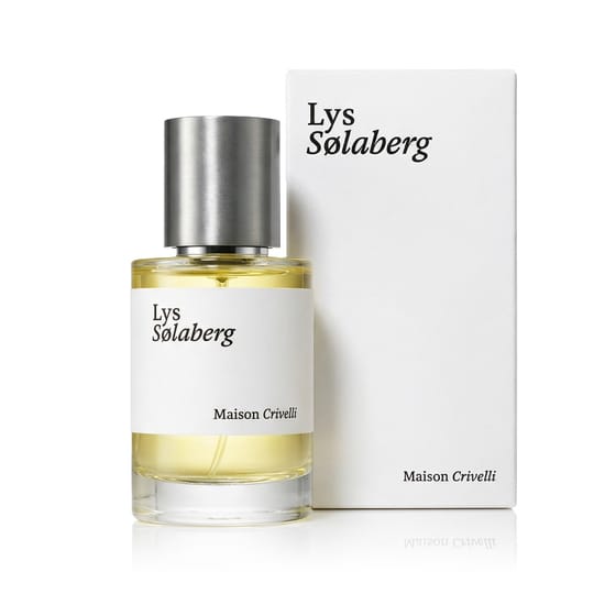 Оригинальная упаковка Maison Crivelli Lys Sølaberg EDP Бутылка Maison Crivelli Lys Sølaberg EDP крупным планом