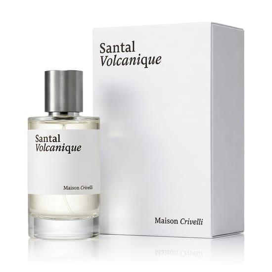Parfüüm Maison Crivelli Santal Volcanique EDP originaalpakendis Maison Crivelli Santal Volcanique EDP parfüümi klaaspudel