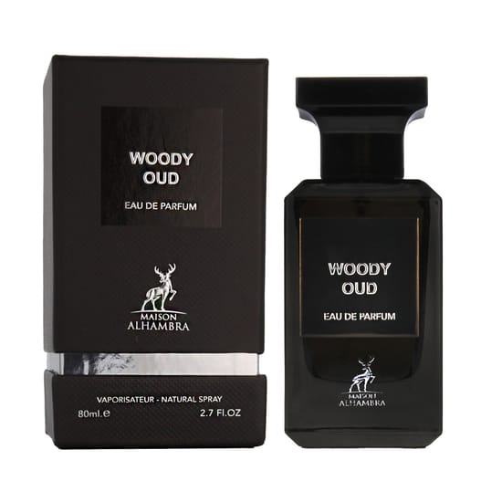 Maison Alhambra Woody Oud Eau De Parfum 80 ml bottle