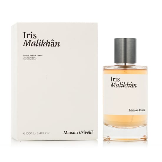 Maison Crivelli Iris Malikhân parfüümi pudel lähivaatlus
