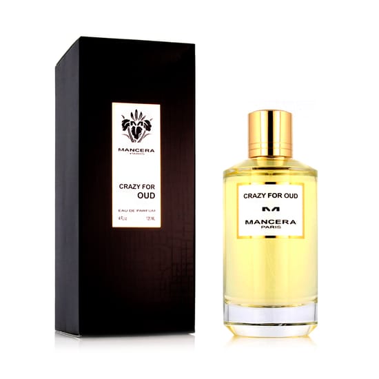 Mancera Paris Crazy For Oud EDP originaalpakend – tippklassi niššlõhn Mancera Paris Crazy For Oud EDP minimalistliku ja elegantse disainiga pudel
