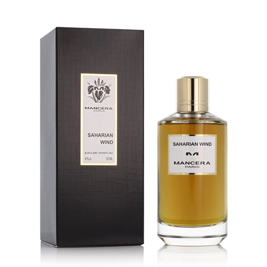 Elegant bottle of Mancera Paris Saharian Wind EDP