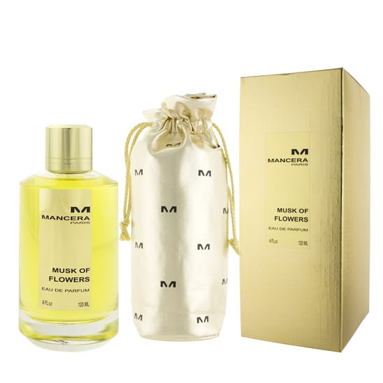 Elegant bottle of Mancera Paris Musk of Flowers EDP