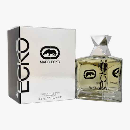 Bottle of Marc Ecko Ecko EDT perfume with unique design