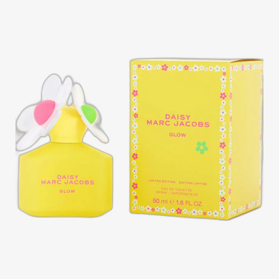 Marc Jacobs Daisy Glow EDT lõhna pudel lillelises disainis