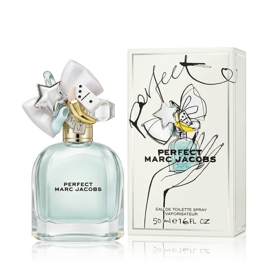 Marc Jacobs Perfect EDT parfüümi pudel lähedalt