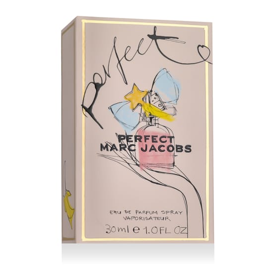 Close-up of Marc Jacobs Perfect EDP bottle