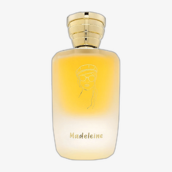 Masque Milano Madeleine EDP parfüümi pudel lähivõttes