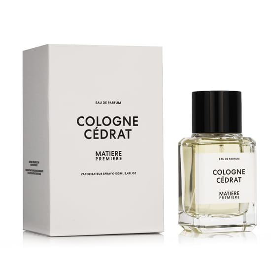 Elegant bottle of Matiere Premiere Cologne Cédrat EDP