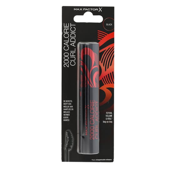 Max Factor 2000 Calorie Curl Addict Rich Volume & Curl Mascara (Black)