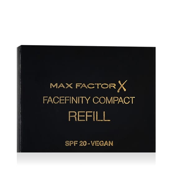 Max Factor Facefinity Compact SPF 20 minimalistlik pakend Max Factor Facefinity Compact SPF 20 (008 Toffee) detailid ja värvitoon
