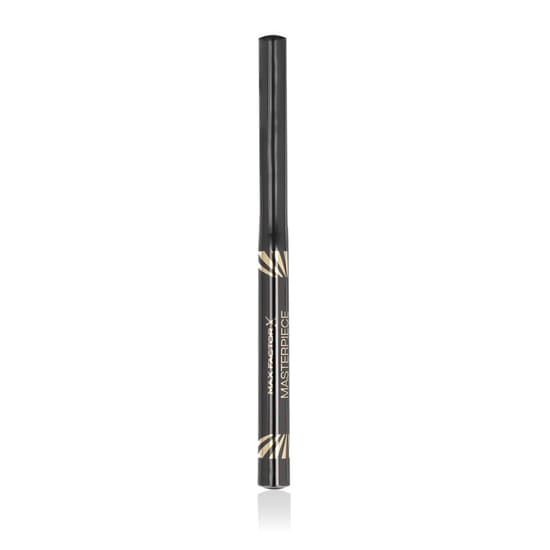 Close-up of max factor masterpiece high precision liquid eyeliner in velvet black