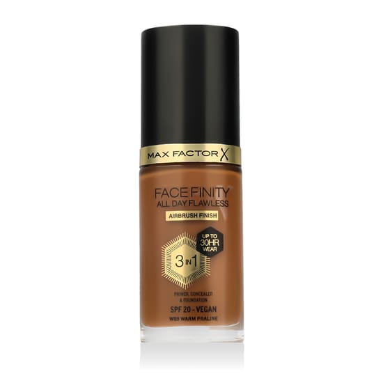 Max Factor Face Finity 3in1 jumestuskreemi pudel W89 Warm Praline toon – eheda ja loomuliku jume loomiseks