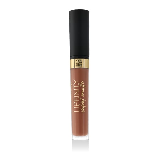 Упаковка помады Max Factor Lipfinity Velvet Matte Макро фото помады Max Factor Lipfinity Velvet Matte Lipstick в оттенке Luxe Nude
