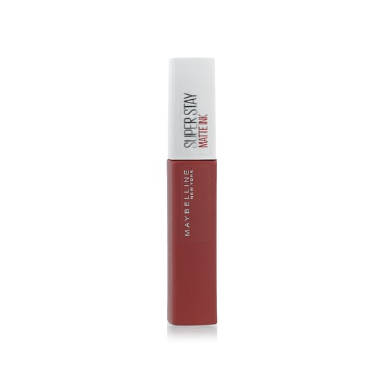 Бутылочка помады maybelline superstay matte ink (435 de-stresser) вблизи