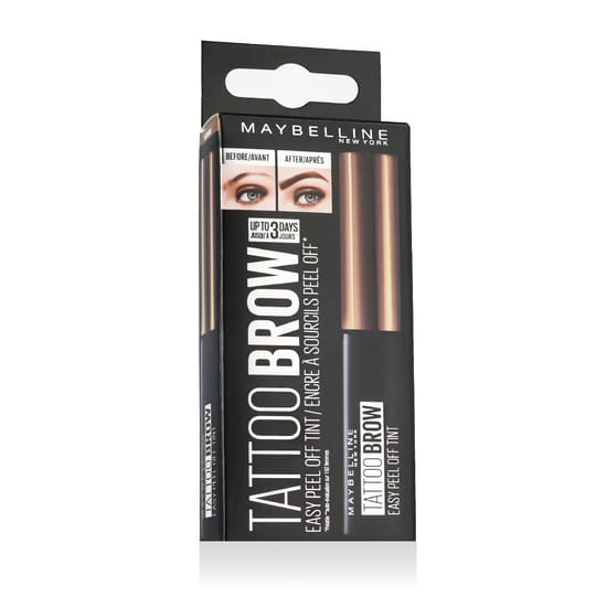 Близкий план Maybelline Tattoo Brow Easy Peel Off Tint светло-коричневый, гелевая текстура для бровей