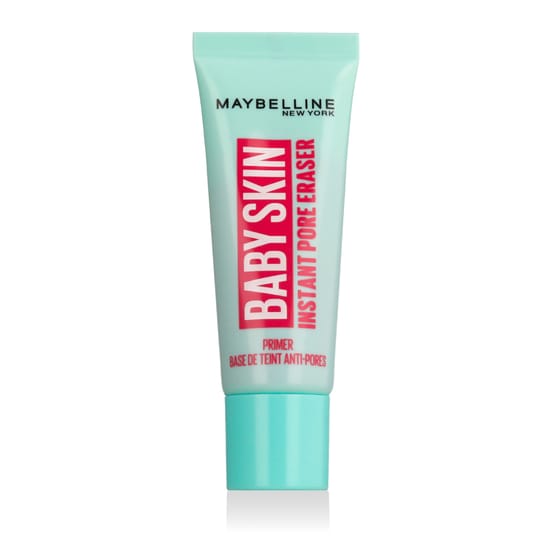 Maybelline Baby Skin Instant Pore Eraser face primer close-up with minimalist design